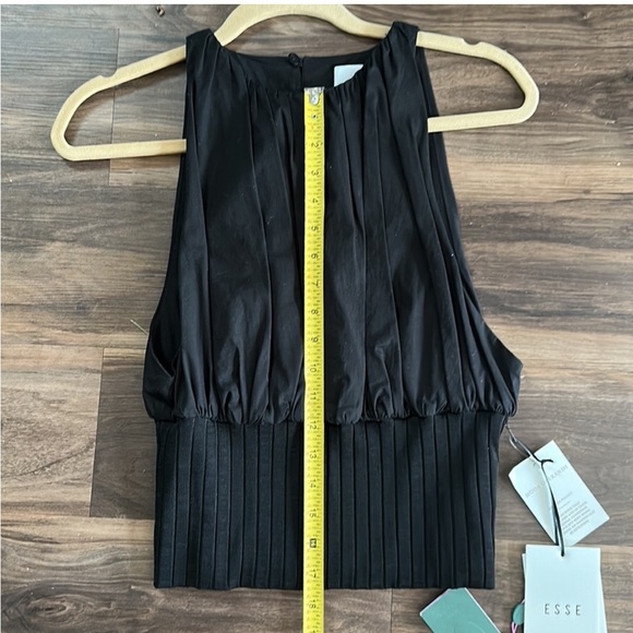 Esse Studios Jersey labeled cotton poplin top NWT - Picture 6 of 6